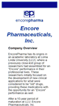 Mobile Screenshot of encorepharma.com