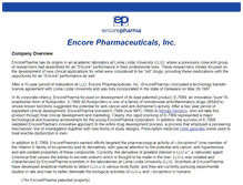 Tablet Screenshot of encorepharma.com